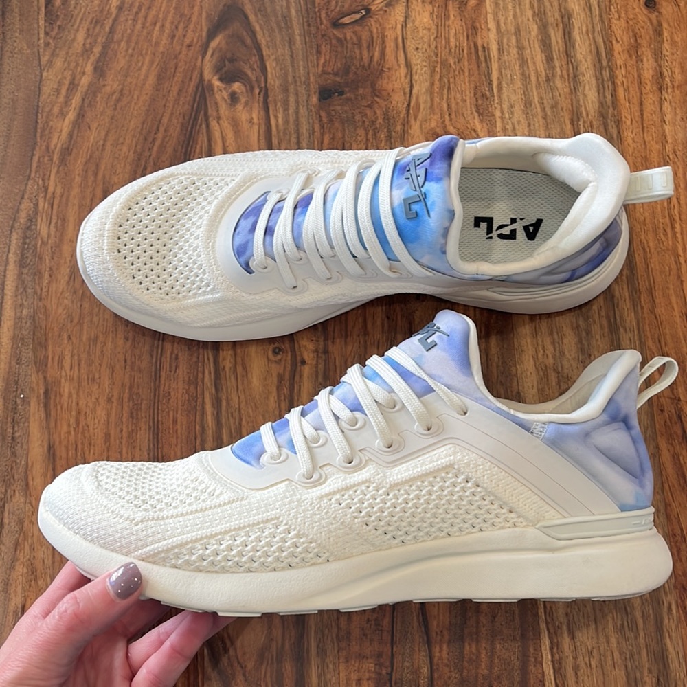 APL Techloom Tracer Pristine Slate Blue Purple Tie Dye Workout Shoe Gym Sneaker